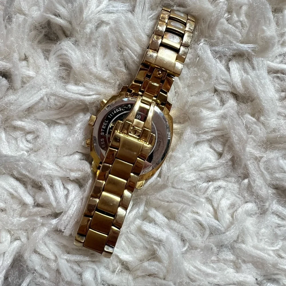 Michael Kors MK5123 Women’s Gold Stainless Steel Analog Dial Quartz Watch - Picture 5 of 6